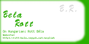 bela rott business card